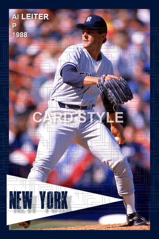Al Leiter - 1988 New York Yankees - choose a size & style