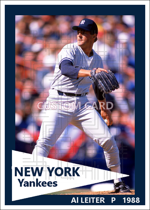 Al Leiter - 1988 New York Yankees - choose a size & style