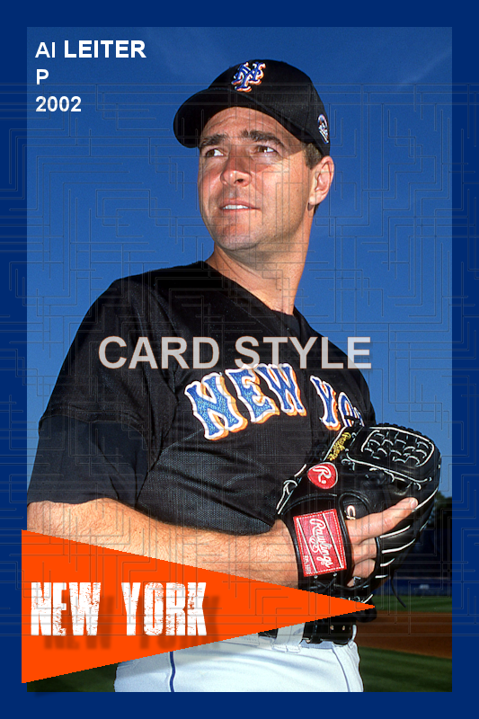 Al Leiter - 2002 New York Mets - choose a size & style