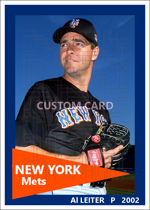 Al Leiter - 2002 New York Mets - choose a size & style