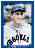 Al Lopez - 1934 Brooklyn Dodgers - choose a size & style