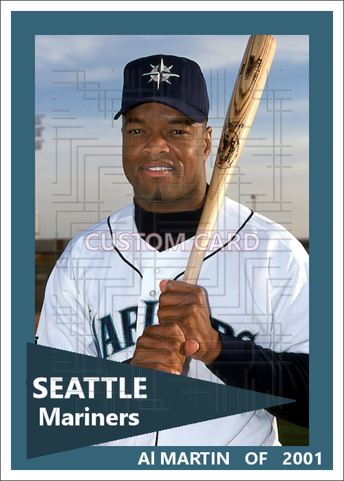 Al Martin - 2001 Seattle Mariners - choose a size & style