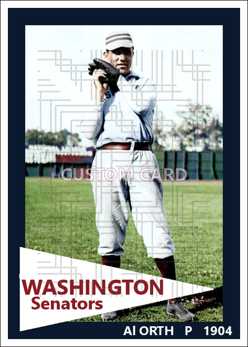 Al Orth - 1904 Washington Senators - choose a size & style