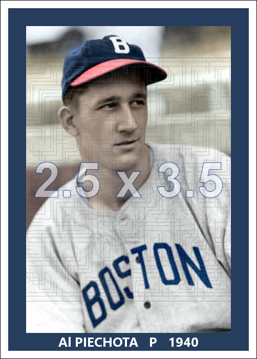 Al Piechota - 1940 Boston Bees - choose a size & style