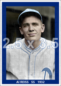 Al Reiss - 1932 Philadelphia Athletics - choose a size & style