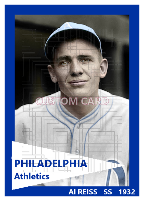 Al Reiss - 1932 Philadelphia Athletics - choose a size & style