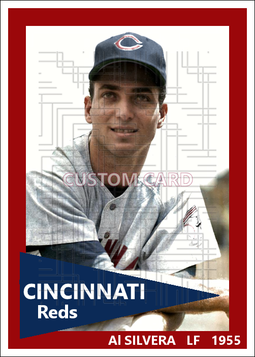 Al Silvera - 1955 Cincinnati Reds - choose a size & style