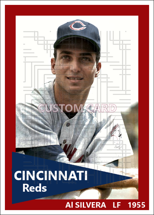 Al Silvera - 1955 Cincinnati Reds - choose a size & style