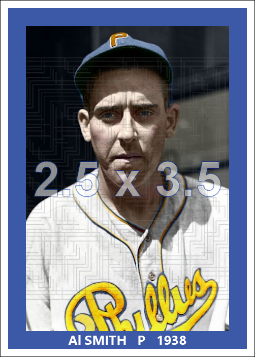 Al Smith - 1938 Philadelphia Phillies - choose a size & style