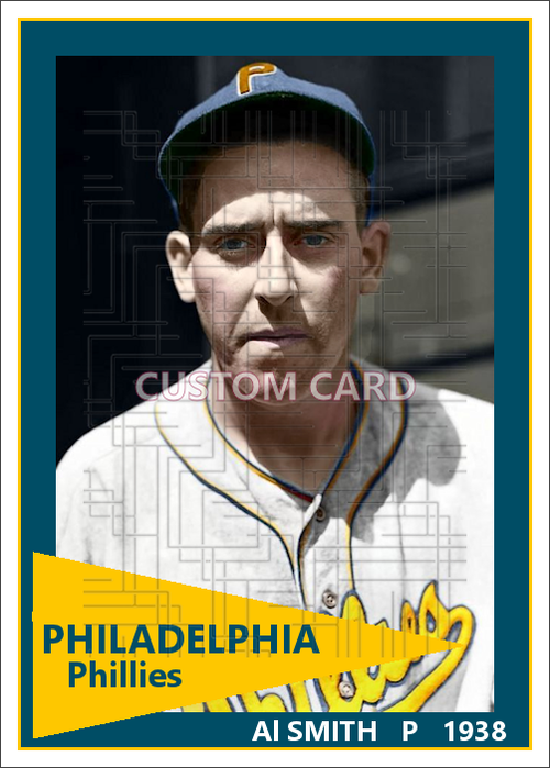 Al Smith - 1938 Philadelphia Phillies - choose a size & style