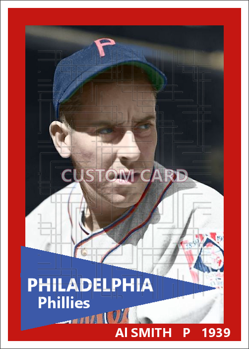Al Smith - 1939 Philadelphia Phillies - choose a size & style
