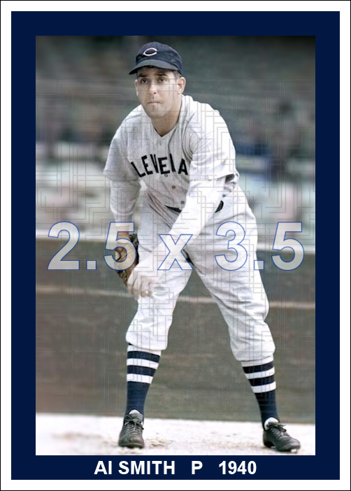 Al Smith - 1940 Cleveland Indians - choose a size & style