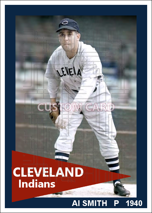 Al Smith - 1940 Cleveland Indians - choose a size & style