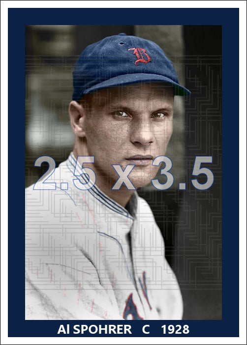 Al Spohrer - 1928 Boston Braves - choose a size & style
