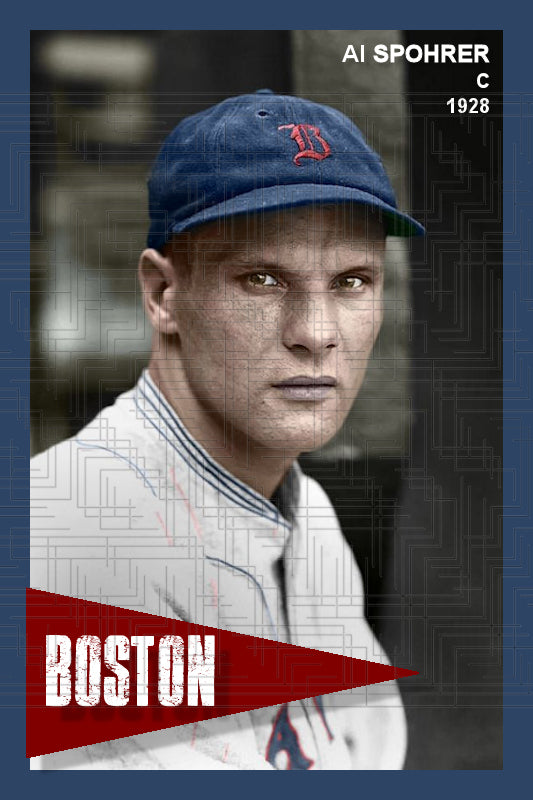 Al Spohrer - 1928 Boston Braves - choose a size & style