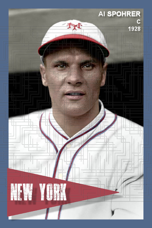 Al Spohrer - 1928 New York Giants - choose a size & style