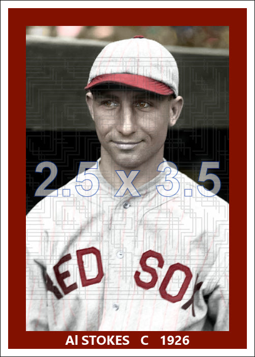 Al Stokes - 1926 Boston Red Sox - choose a size & style