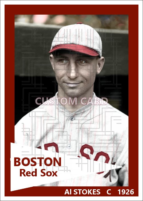 Al Stokes - 1926 Boston Red Sox - choose a size & style