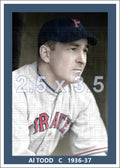 Al Todd - 1936-37 Pittsburgh Pirates - choose a size & style