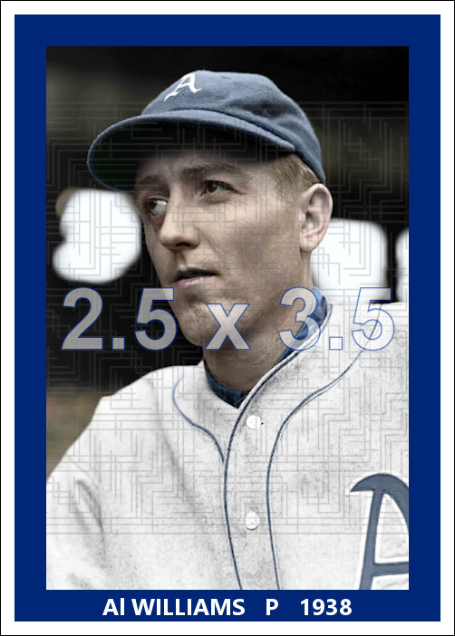 Al Williams - 1938 Philadelphia Athletics - choose a size & style