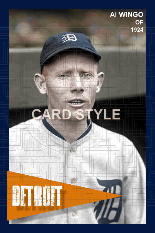 Al Wingo - 1924 Detroit Tigers - choose a size & style