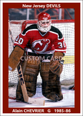 Alain Chevrier - 1985-86 New Jersey Devils - choose a size & style