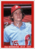 Alan Bannister - 1974 Philadelphia Phillies - choose a size & style