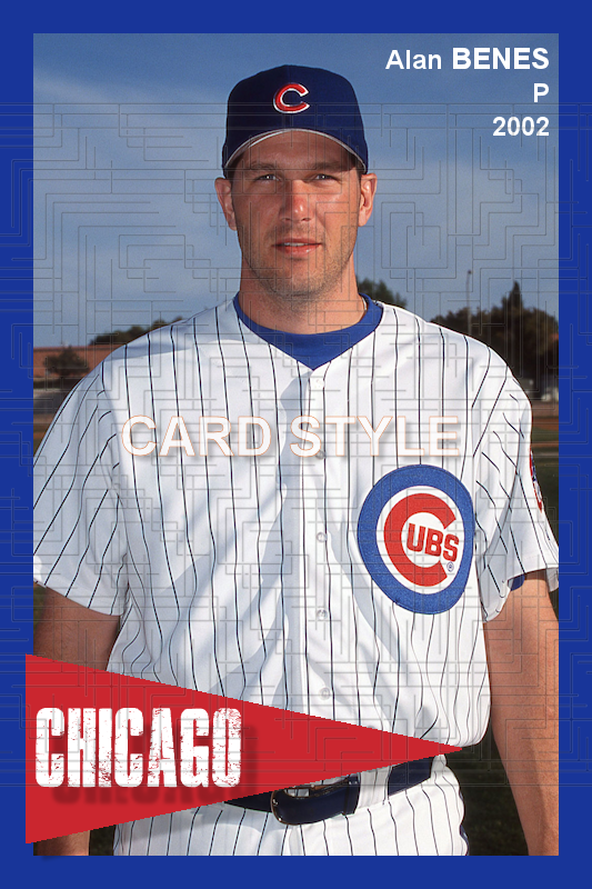 Alan Benes - 2002 Chicago Cubs - choose a size & style
