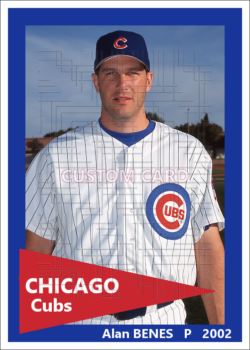 Alan Benes - 2002 Chicago Cubs - choose a size & style