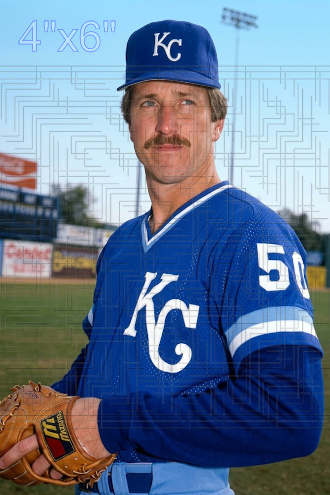 Alan Hargesheimer - 1986 Kansas City Royals - choose a size & style