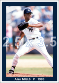 Alan Mills - 1990 New York Yankees - choose a size & style