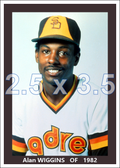 Alan Wiggins - 1982 San Diego Padres - choose a size & style