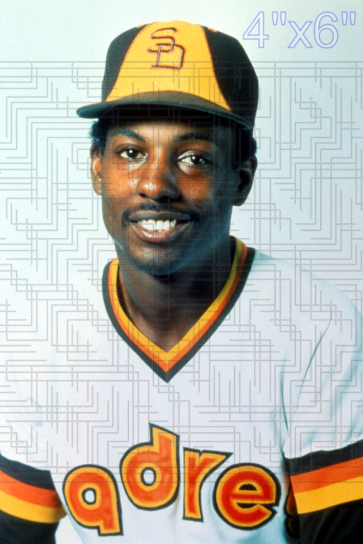 Alan Wiggins - 1982 San Diego Padres - choose a size & style