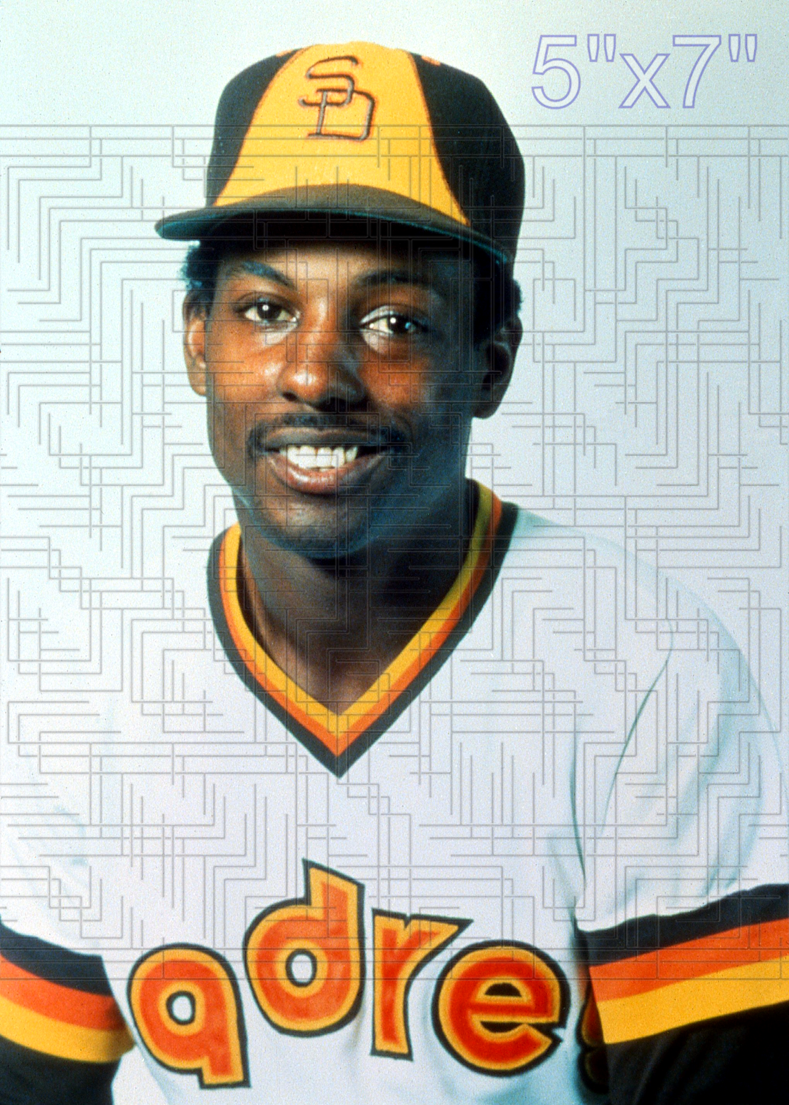 Alan Wiggins - 1982 San Diego Padres - choose a size & style
