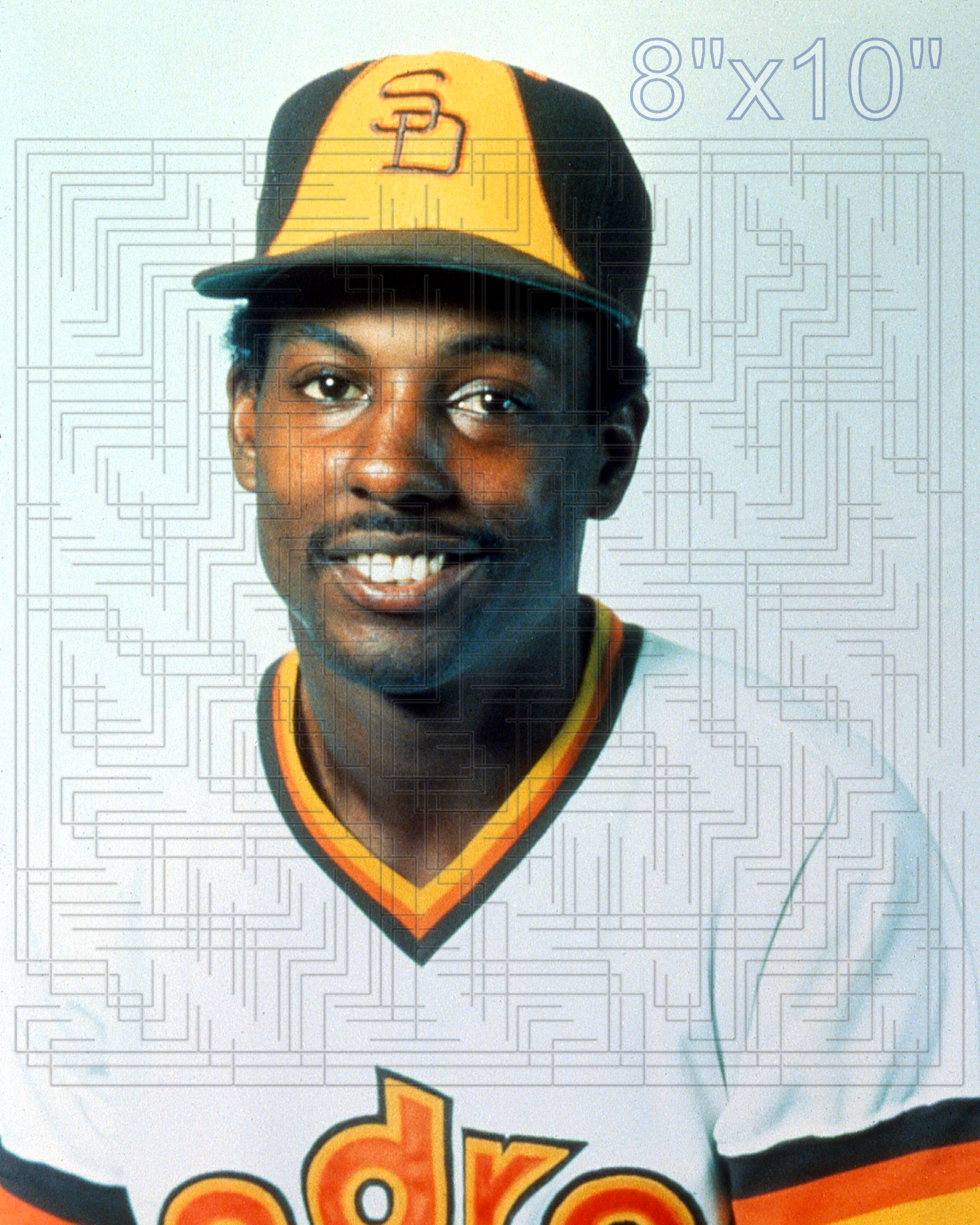 Alan Wiggins - 1982 San Diego Padres - choose a size & style