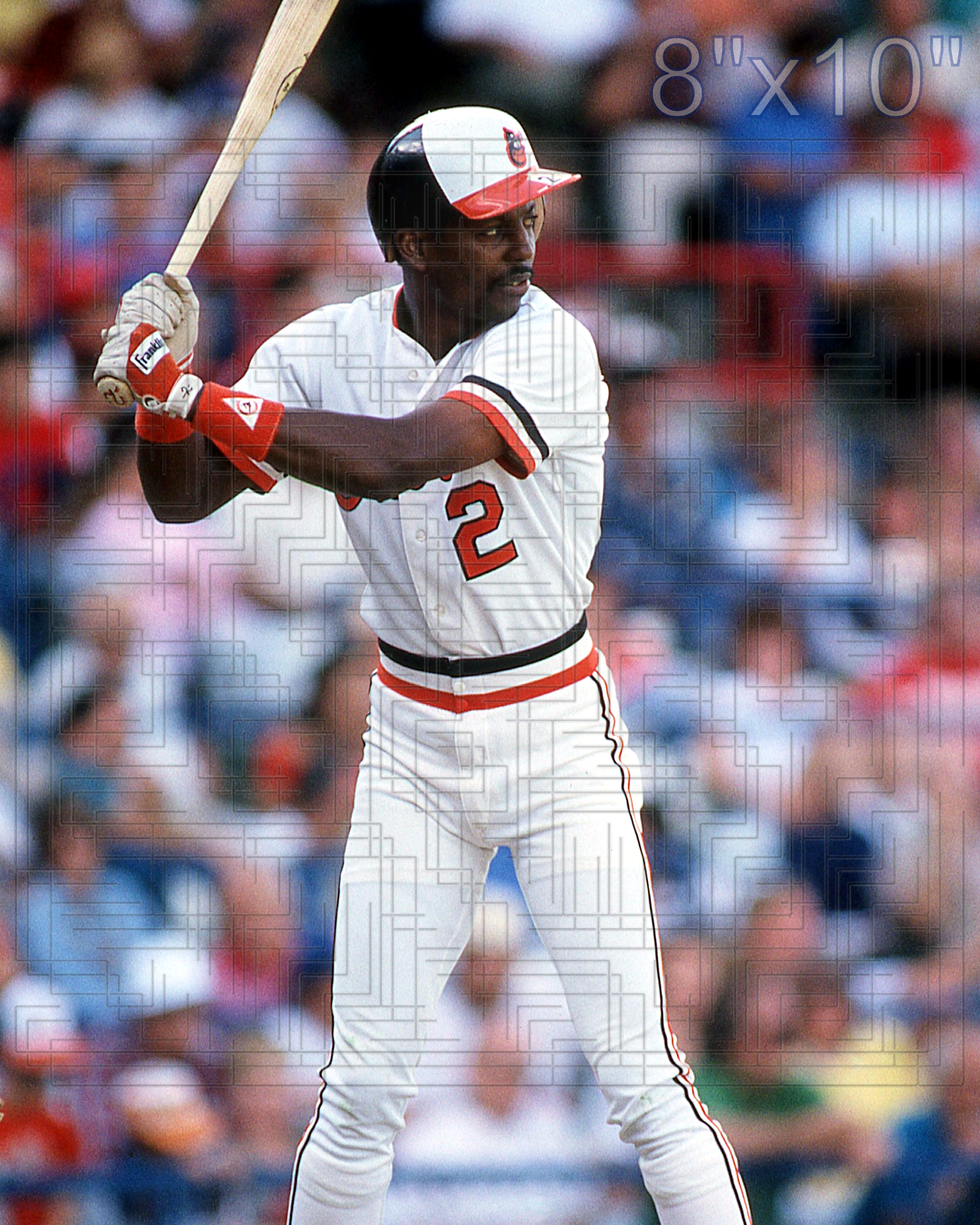 Alan Wiggins - 1986 Baltimore Orioles - choose a size & style