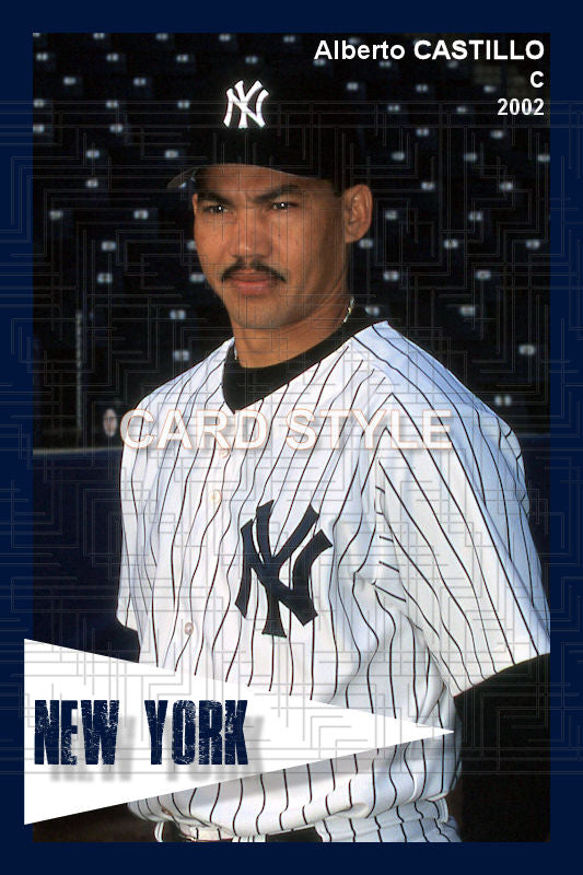 Alberto Castillo - 2002 New York Yankees - choose a size & style