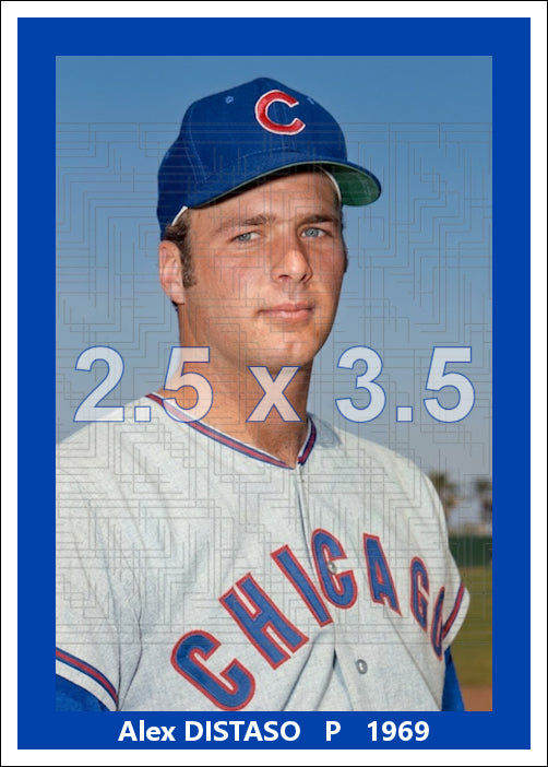 Alec Distaso - 1969 Chicago Cubs - choose a size & style