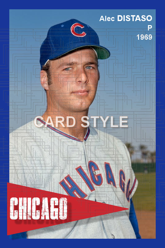Alec Distaso - 1969 Chicago Cubs - choose a size & style