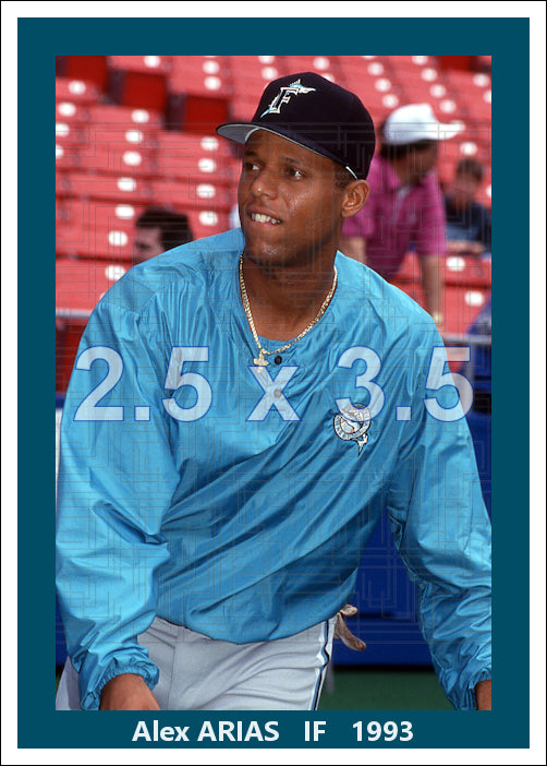 Alex Arias - 1993 Florida Marlins - choose a size & style