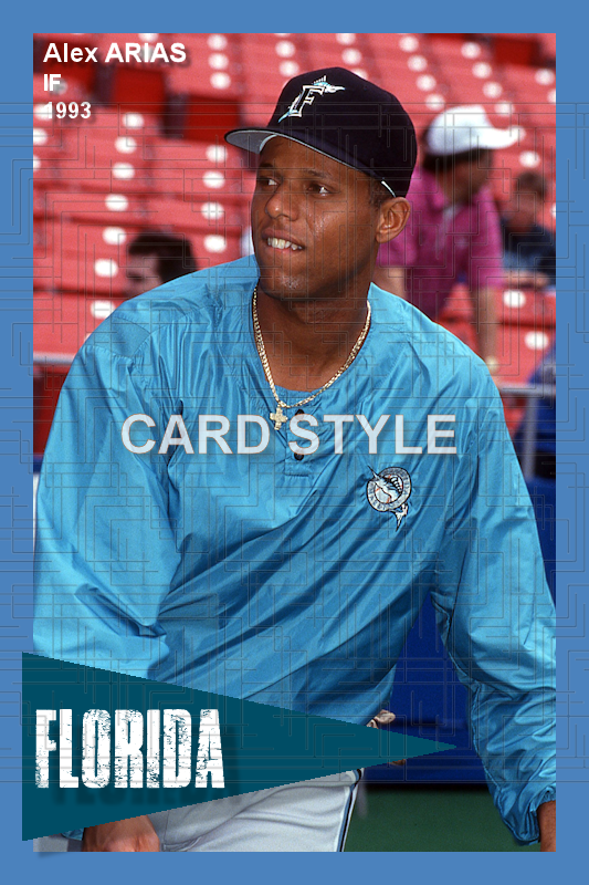Alex Arias - 1993 Florida Marlins - choose a size & style