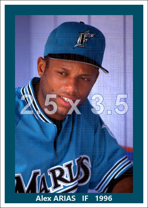Alex Arias - 1996 Florida Marlins - choose a size & style