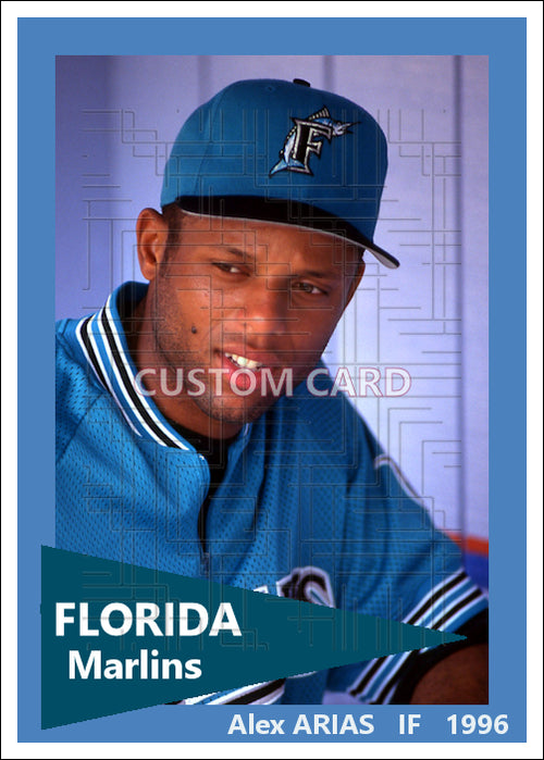 Alex Arias - 1996 Florida Marlins - choose a size & style