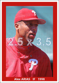 Alex Arias - 1998 Philadelphia Phillies - choose a size & style