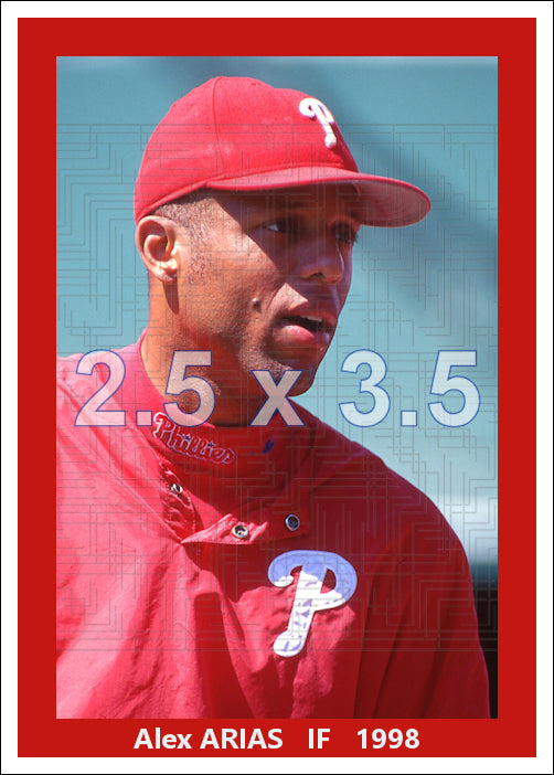Alex Arias - 1998 Philadelphia Phillies - choose a size & style