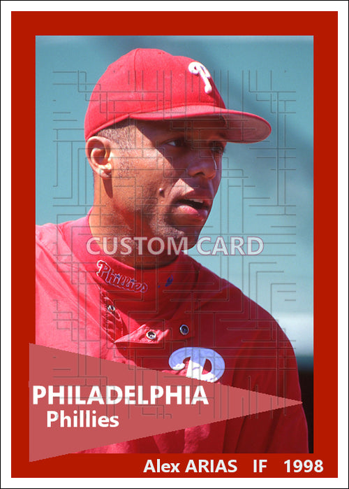 Alex Arias - 1998 Philadelphia Phillies - choose a size & style