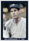 Alex Carrasquel - 1940 Washington Senators - choose a size & style