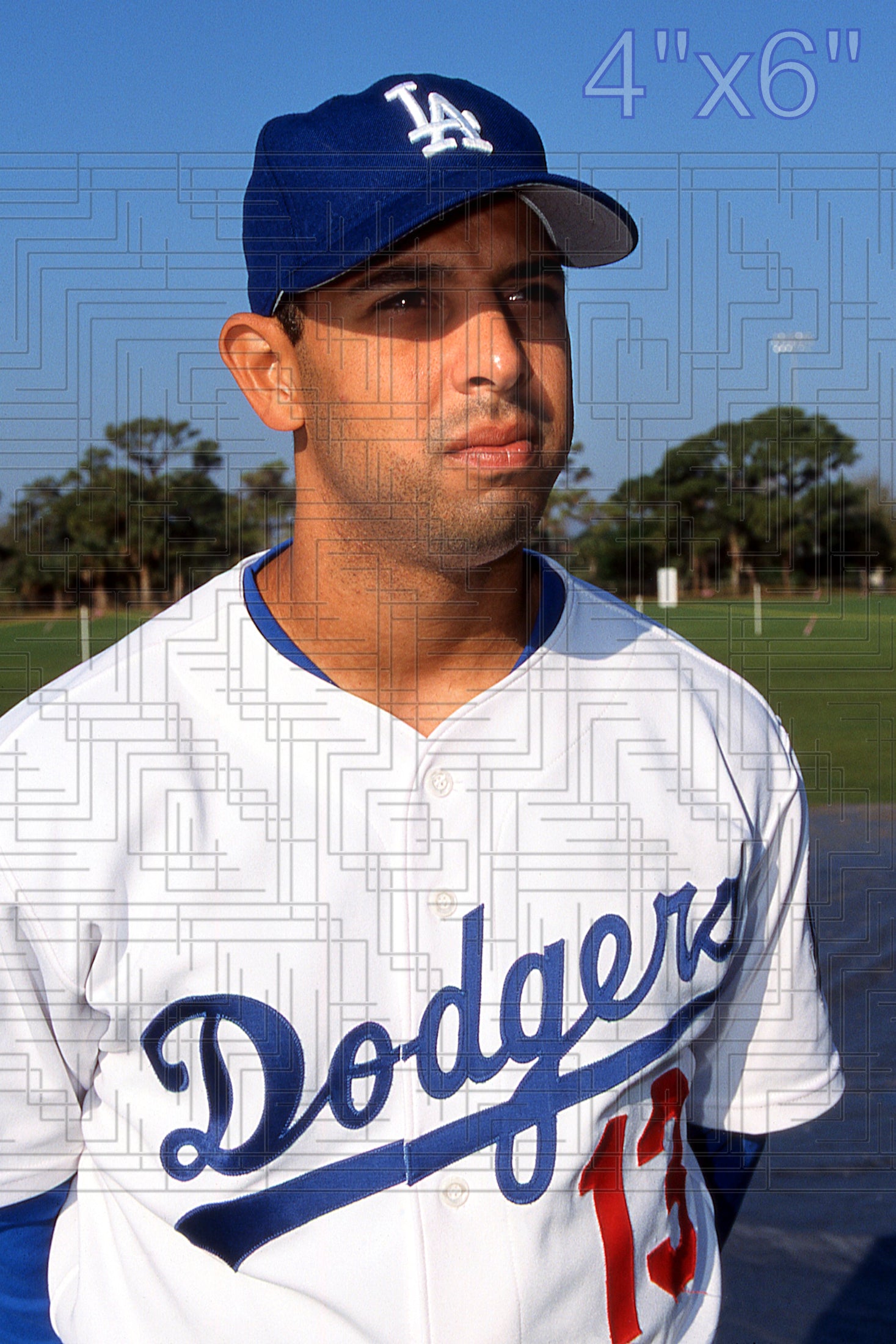 Alex Cora - 2002 Los Angeles Dodgers - choose a size & style