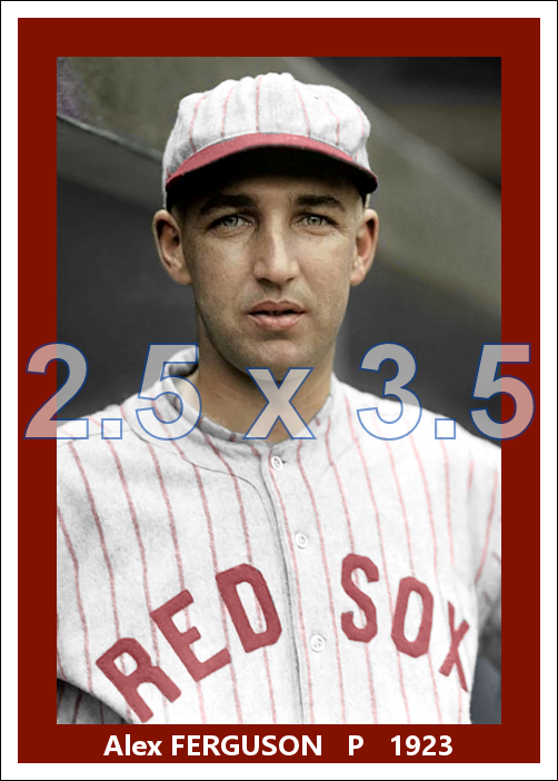 Alex Ferguson - 1923 Boston Red Sox - choose a size & style