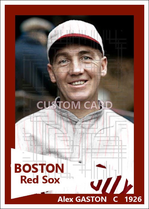Alex Gaston - 1926 Boston Red Sox - choose a size & style